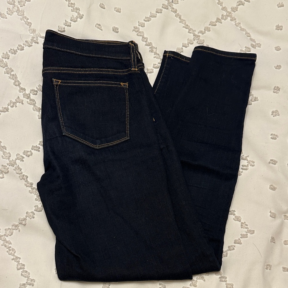 J. Crew Dark Blue Women Skinny Jeans 27/28 stretch - 27 28 stretch